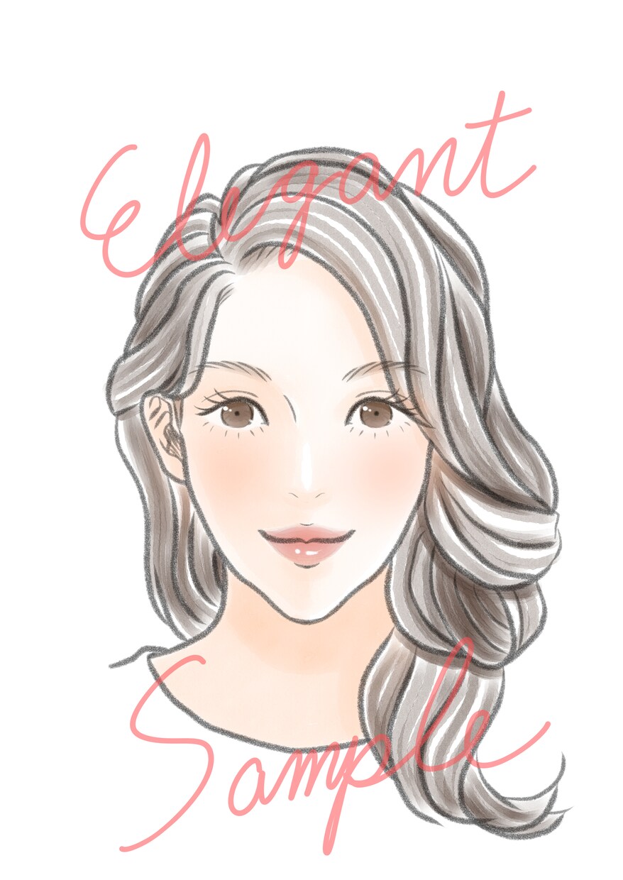 顔タイプ診断用イラスト販売します 顔タイプアドバイザー向け。お客様への分かりやすい説明の一助に イメージ8