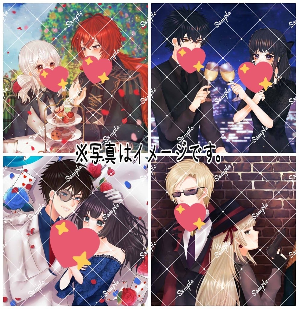 カップルイラスト（似顔絵、夢絵対応）描きます アイコンや立ち絵などご協力させてください！ イメージ6