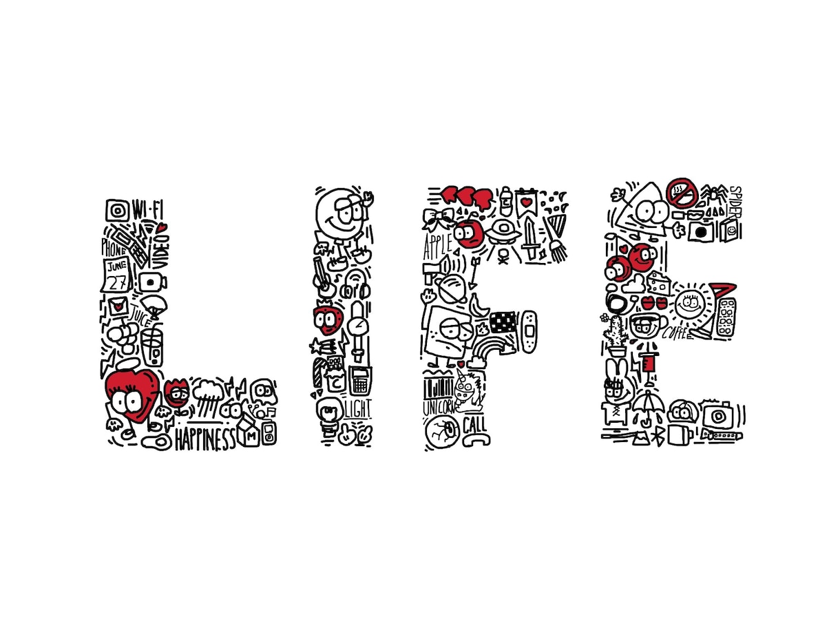 とても可愛い背景を描きます あなただけの大切な物、文字を詰め込みます イメージ2