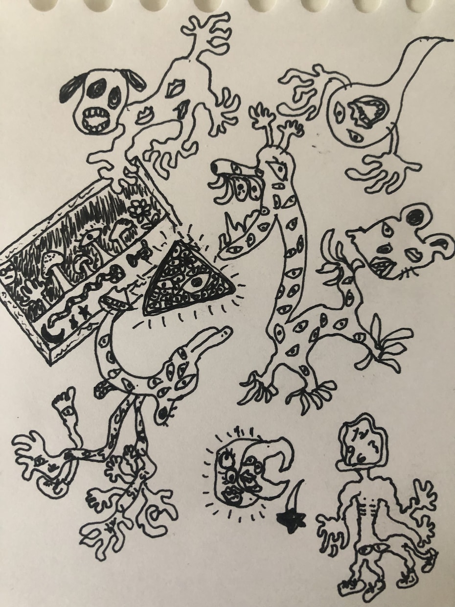 ちょっと個性的な絵を描きます 個性的（自分の価値観）な動物や物を自由に描きます！ イメージ1