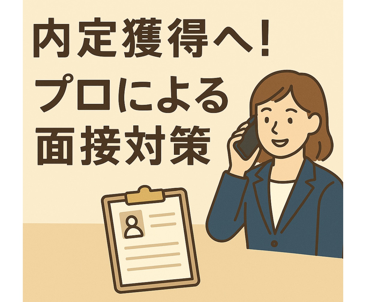内定獲得へ!採用のプロによる面接対策レッスンします 自信を持って話せる!面接突破の秘訣・面接はコツを伝授! イメージ1