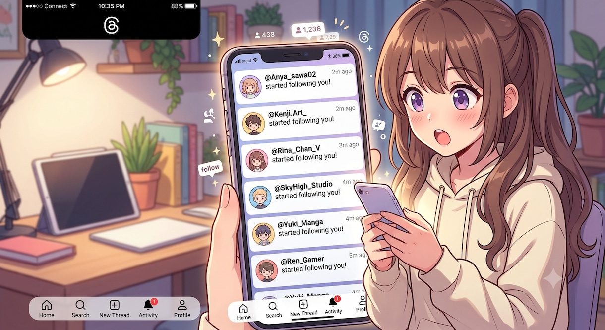 Threads色々セットでマーケティングします いいね、リポスト、フォロワーさんをまとめて増やします イメージ1