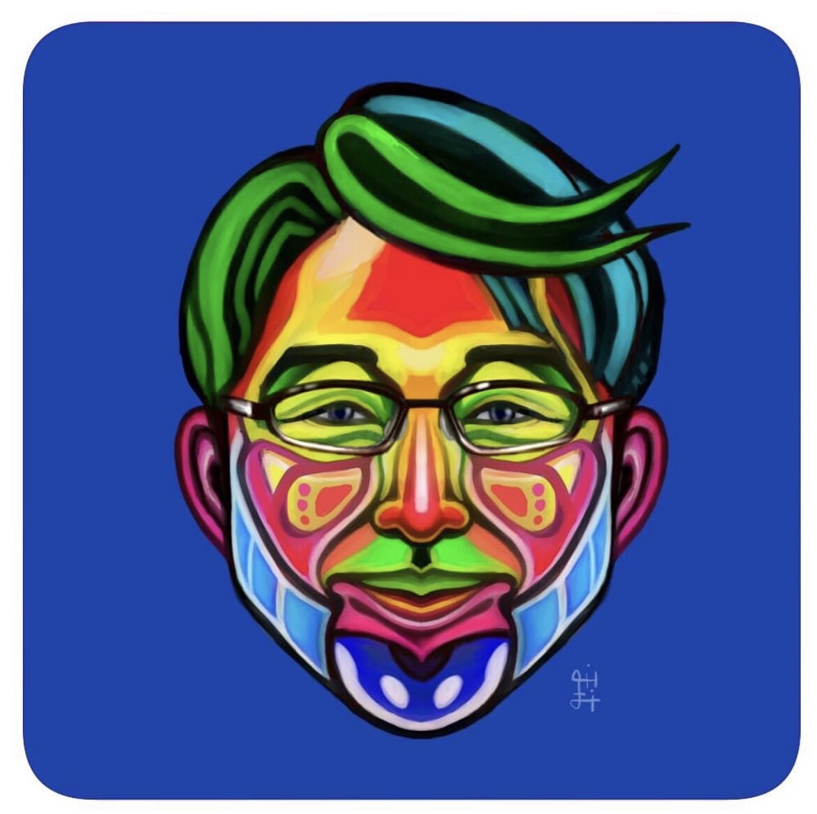 カラフルで個性的な人物イラスト描きます あっと目を引く人物イラストです♪ イメージ5