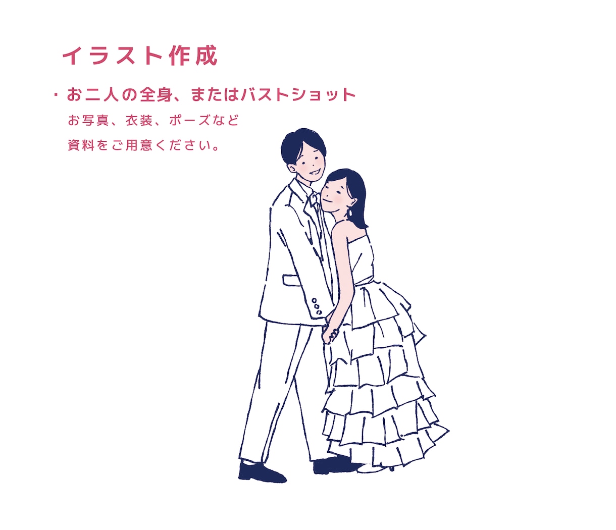 ウェルカムボード用オリジナルイラスト作成します 選べるサイズ、キャンバスパネル加工もできます！ イメージ2