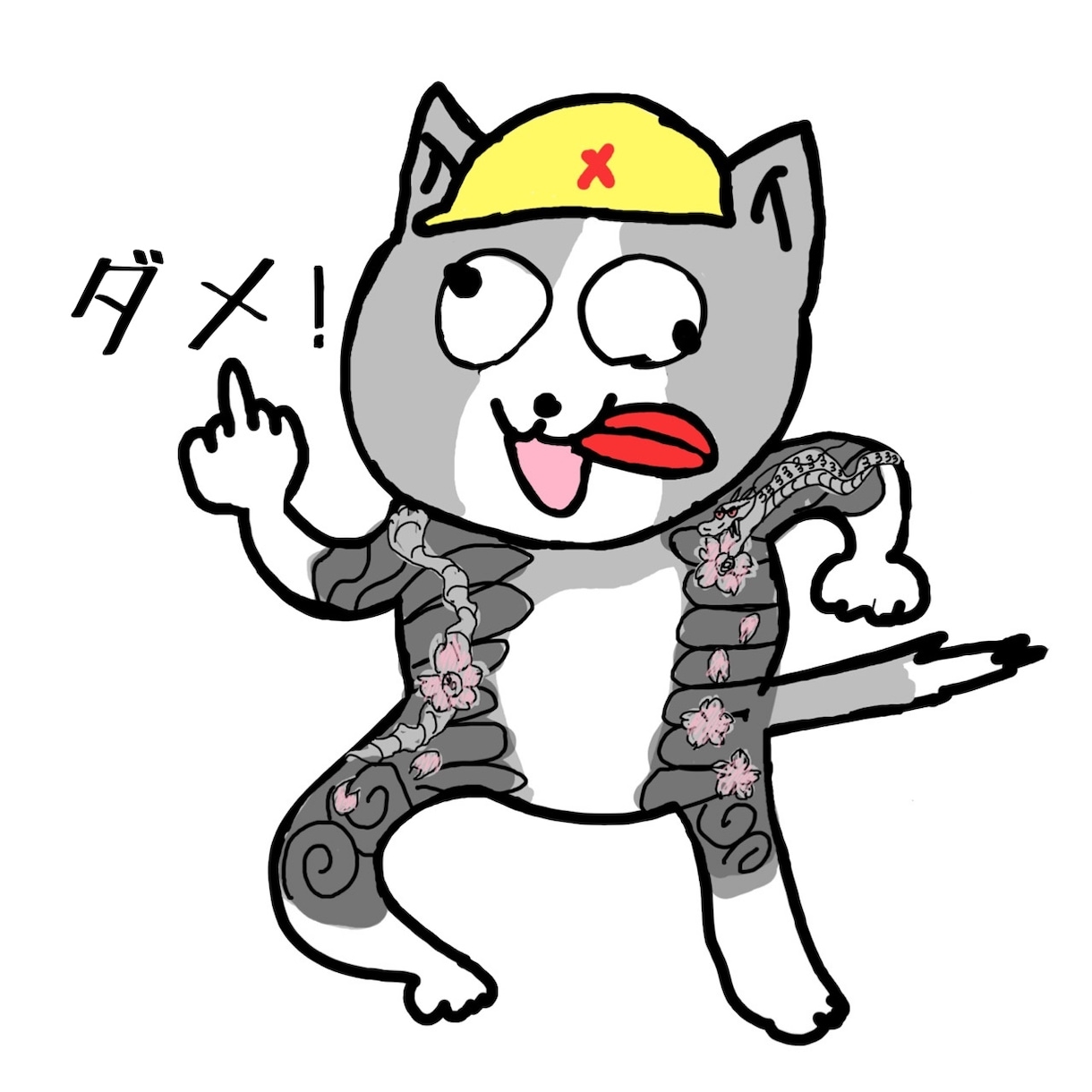 ゆるふわダークなイラストつくります インフルエンサー様のアイコン作成実績有！下ネタ病み垢薬漬 イメージ2