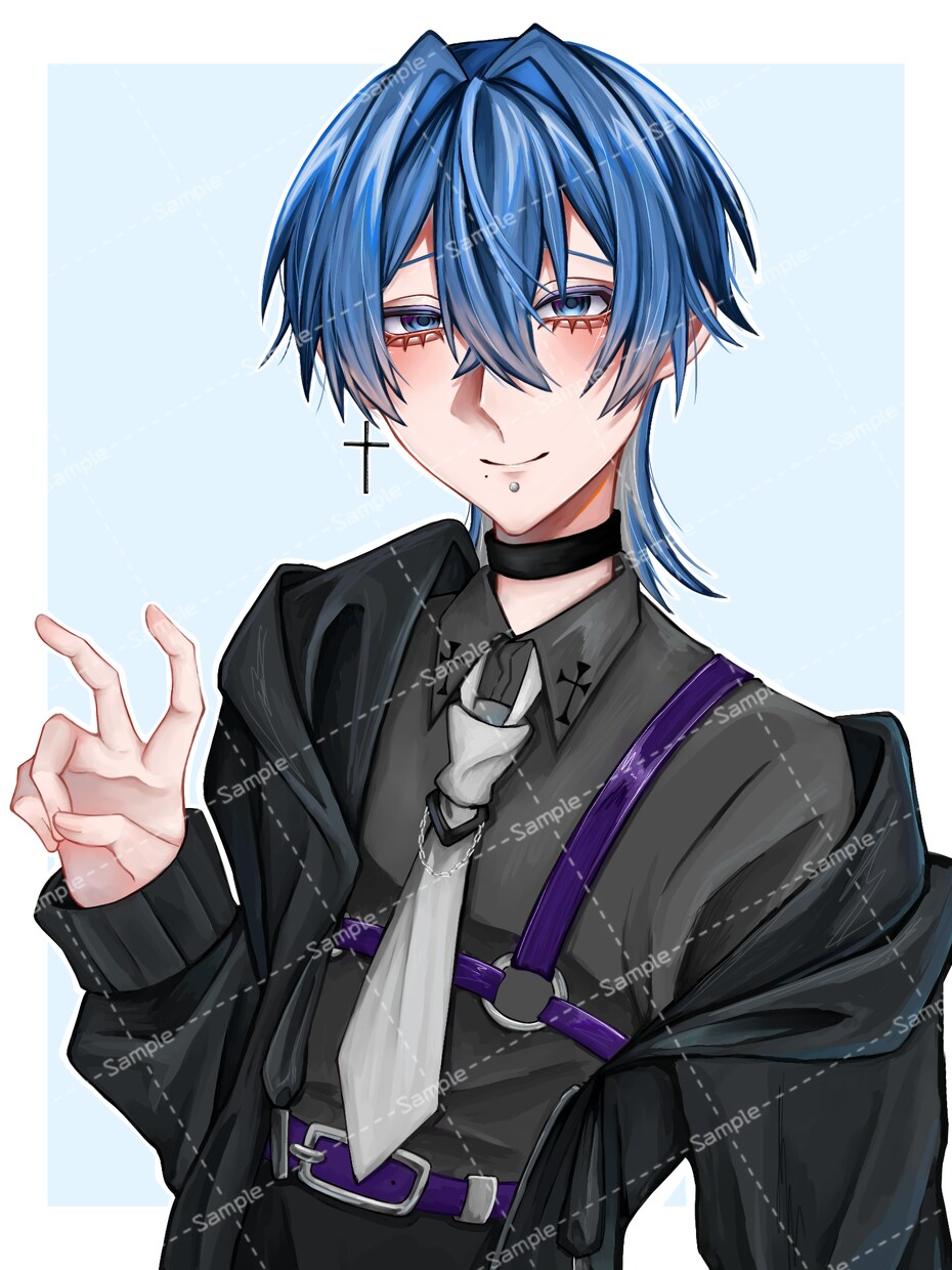 厚塗りイラストを書きます ダーク系も対応可能！キラキラツヤツヤな厚塗りイラスト イメージ2