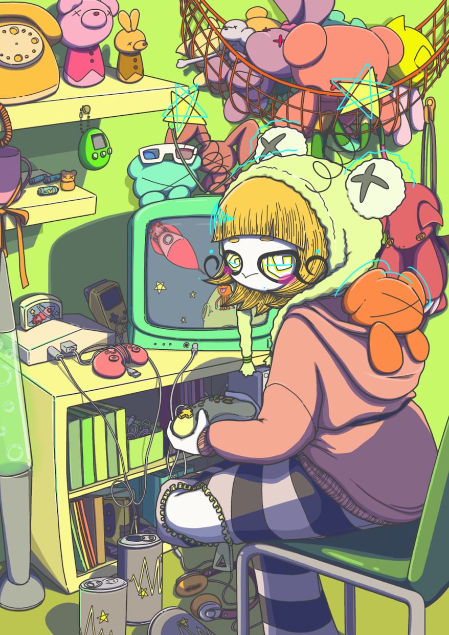 ポップなカートゥーン風イラスト描きます あなたのキャラクターをポップでかわいい１枚イラストに！ イメージ5