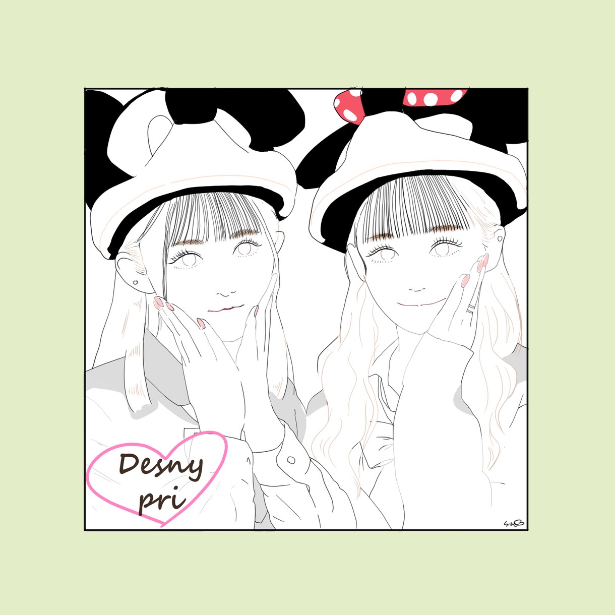 大切なプリクラ（写真でも可）をイラストにします プレゼントやSNSアイコンにもぴったり！ イメージ6