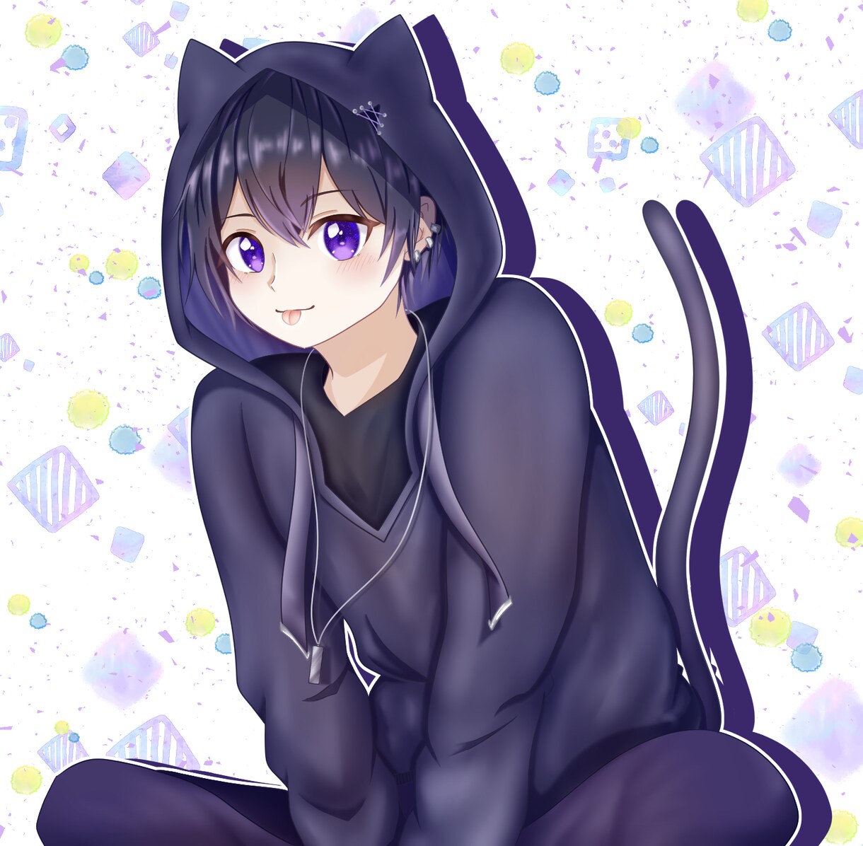 イラスト作成します Vtuber、歌ってみたなどで使えるイラストを制作します イメージ5