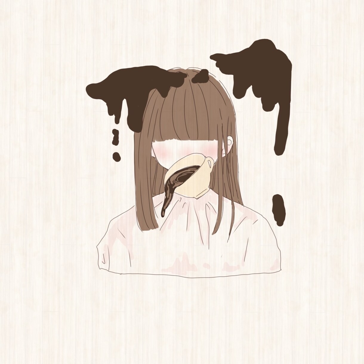 あわい、表情を描かないイラスト・アイコンを描きます ご依頼主様の世界観をイラストに イメージ10