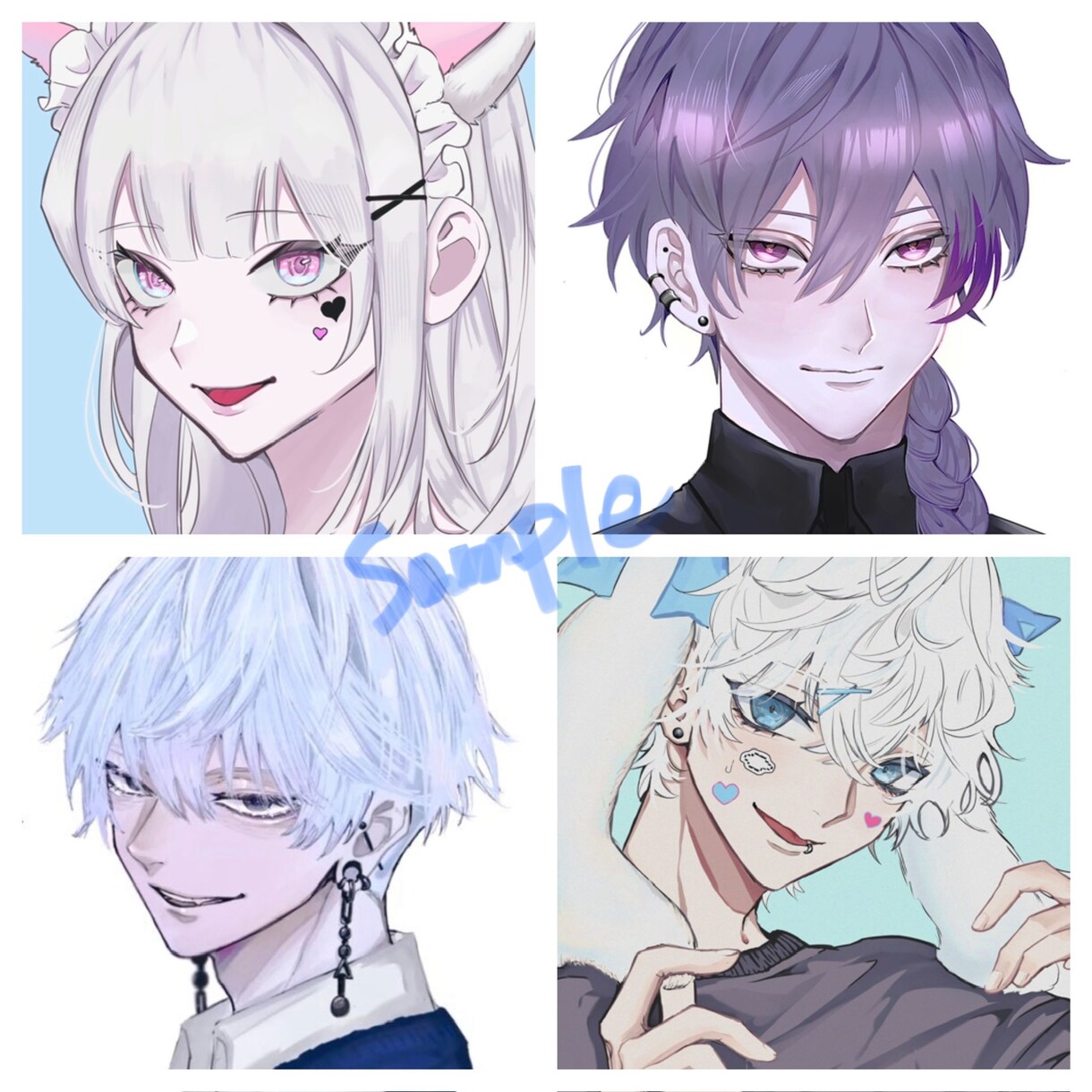 商用込/目にとまる魅力的なイラストをお描きします SNSアイコン、動画用イラスト、立ち絵等 イメージ3