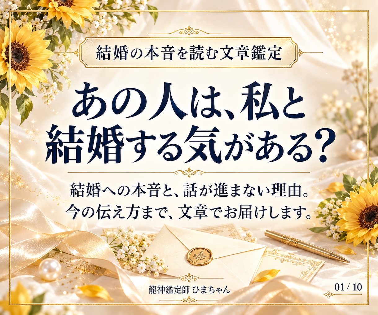 結婚への本音と話が進まない理由を霊視します 結婚する気はある？本音と今の伝え方を文章でお届けします イメージ1