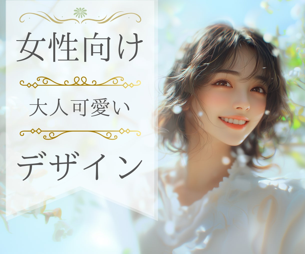 女性向けデザイン！バナー・SNS商品画像制作します 高品質◎バナー/ブログ/Instagram/WEB画像制作 イメージ1