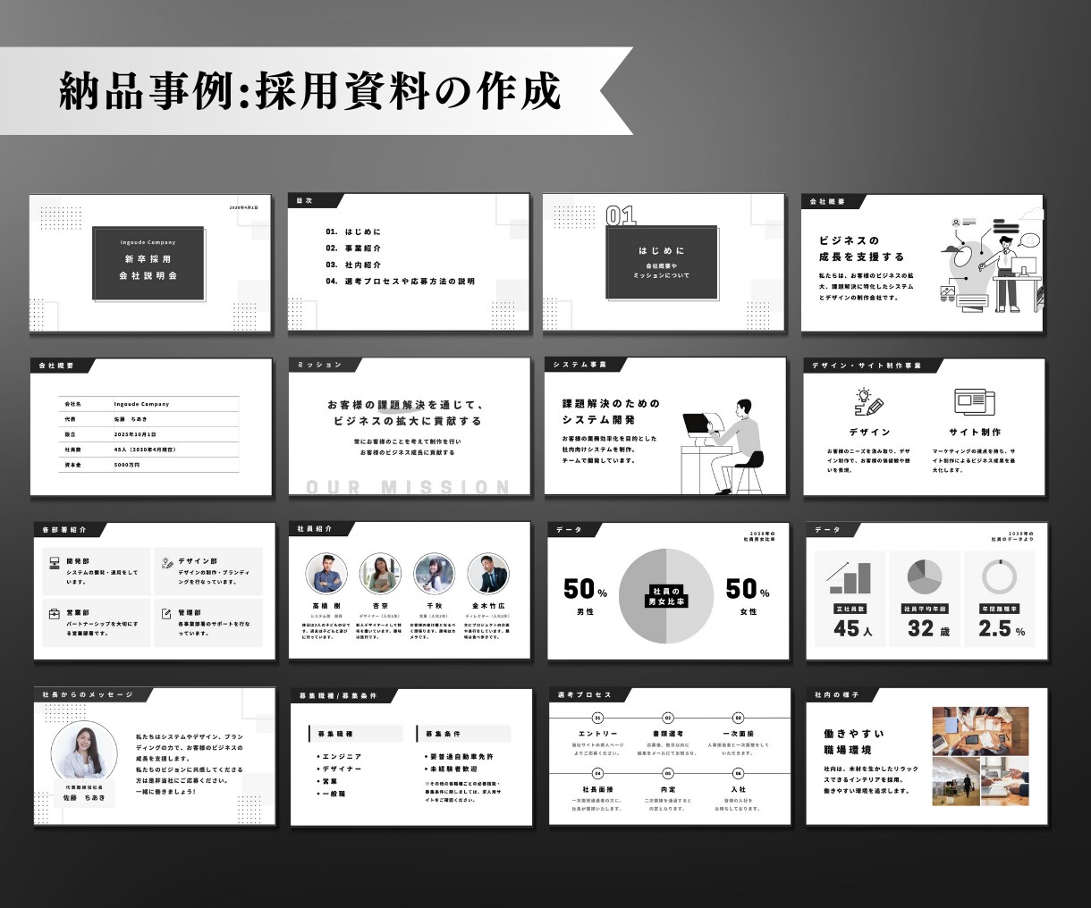 デザイン会社×経営企画出身が伝わるIR資料作ります 資料の意図を共有し、伝わる資料を共につくるパートナーです イメージ7