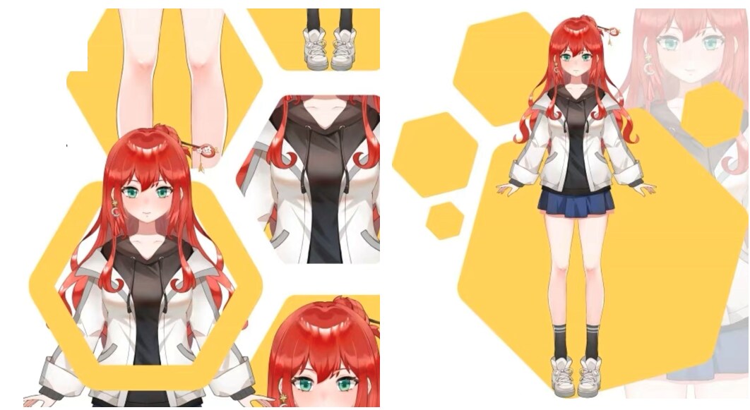 可愛い系向けの全身live2Dを提供します 魅力溢れる可愛い女の子のためのLive2Dモデリングサービス イメージ5