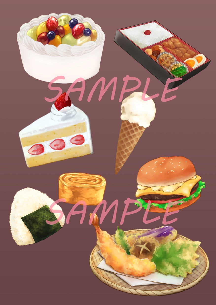 ちょっとリアルで美味しそうな食べ物イラスト描きます メニューや広告など！食べ物イラストを添えたい人に イメージ4