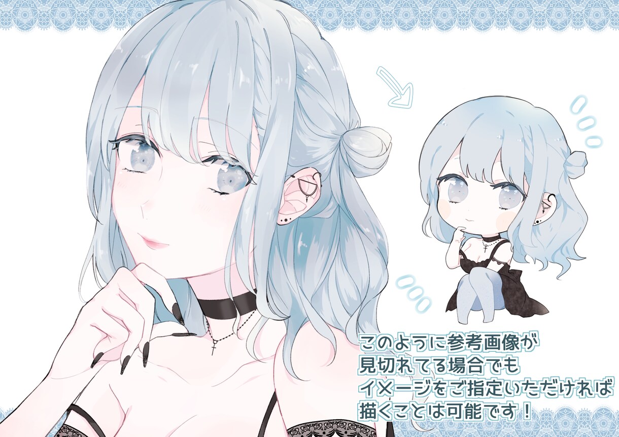 かわいいミニキャラ／デフォルメイラスト描きます SNSアイコン／配信用イラスト／グッズ イメージ3