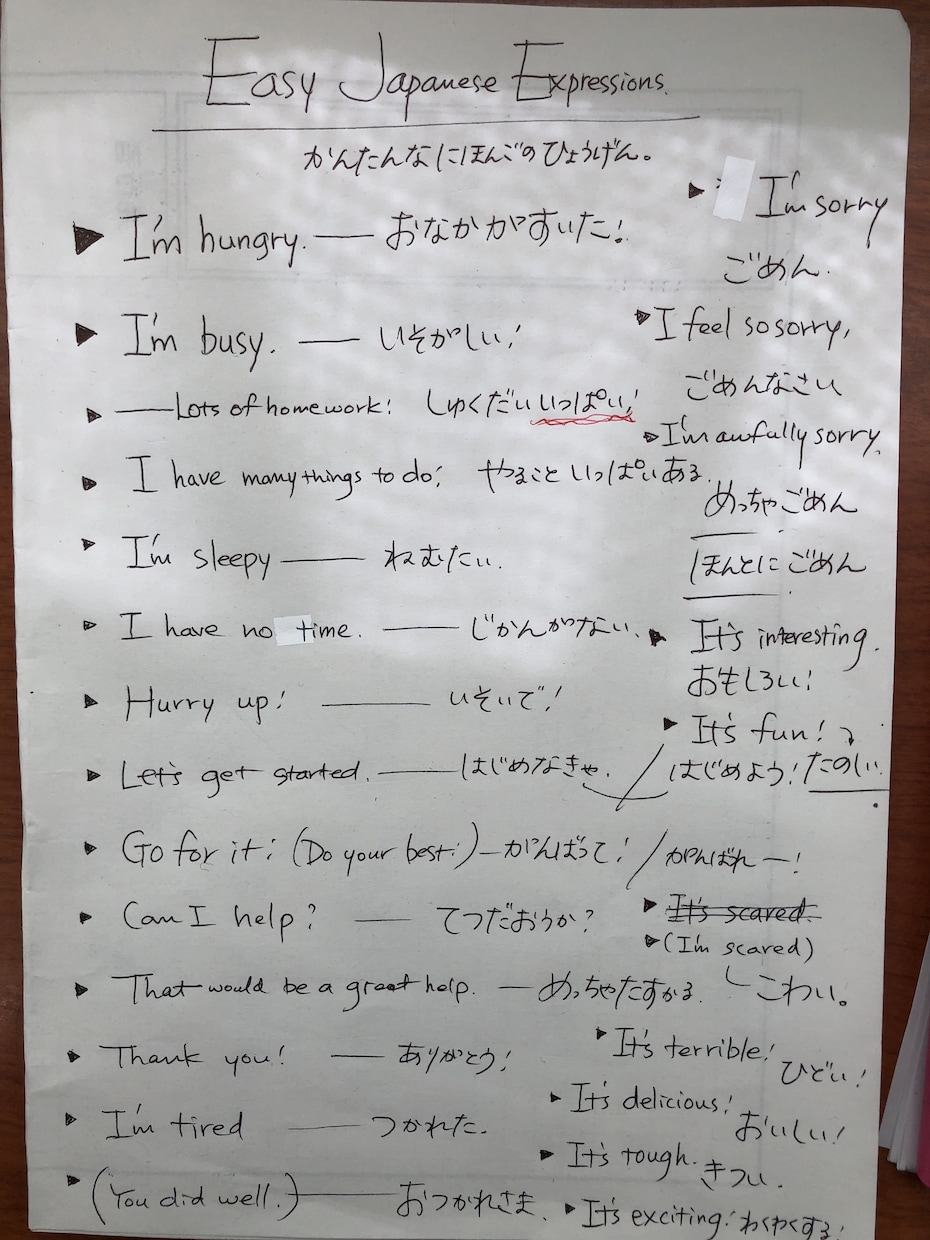 外国人の方に日本語の会話を、練習させてもらいます 英語の説明で、日本語を教えて日常会話の練習をしますね！ イメージ1