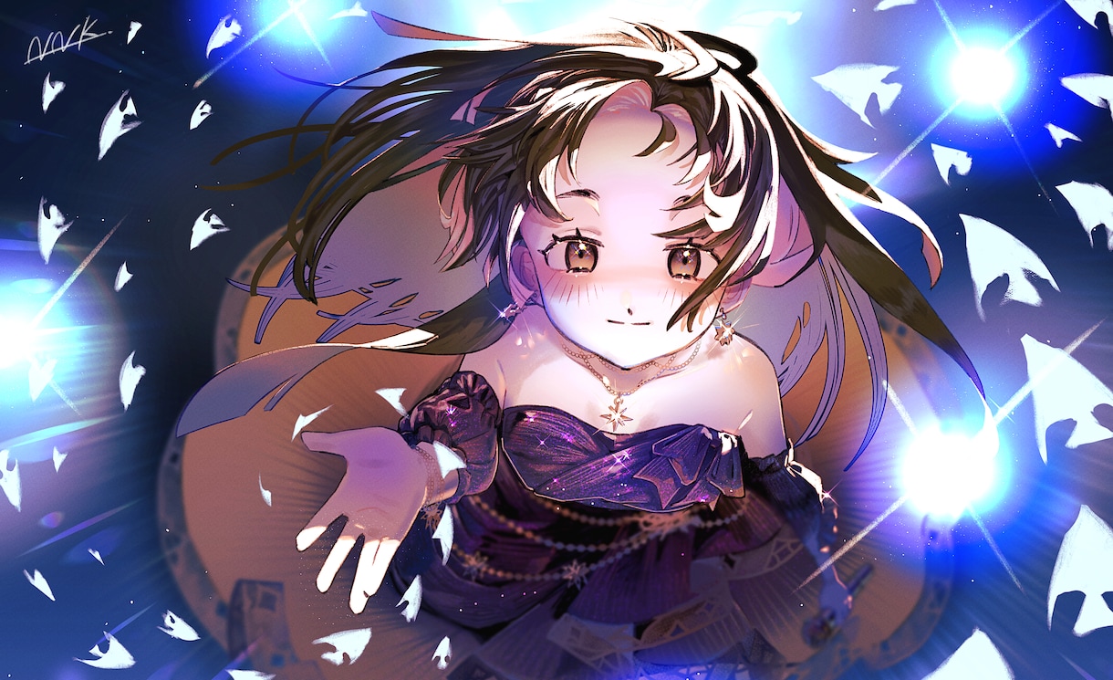 商用利用可！一枚絵を作成します 独特な絵柄で被らない！あなただけのイラスト作成します！ イメージ9