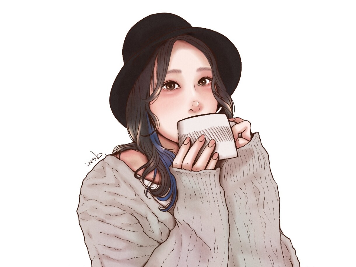 X・Instagram★ビジネス用アイコン描きます フォローしたくなる！好印象の柔らかい似顔絵アイコン イメージ8