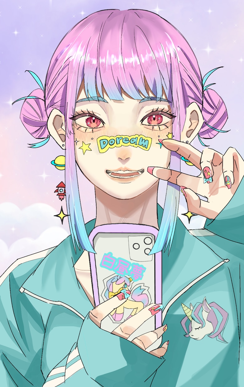 ご希望に沿った雰囲気のイラストを制作します キャラデザ、記念イラスト、ミニキャラなど商用利用◎です！ イメージ7