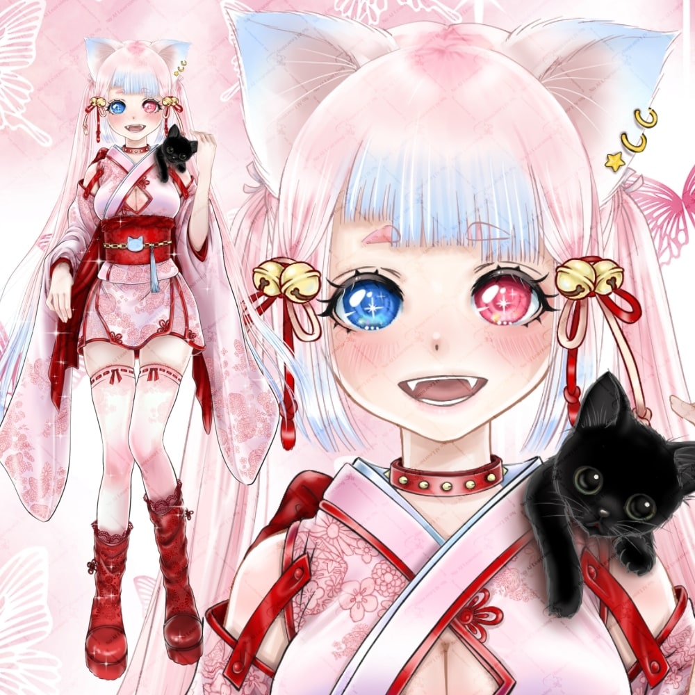 IRIAM用の立ち絵描きます 色々なテイストで描けますのでお気軽に相談してね。 イメージ1