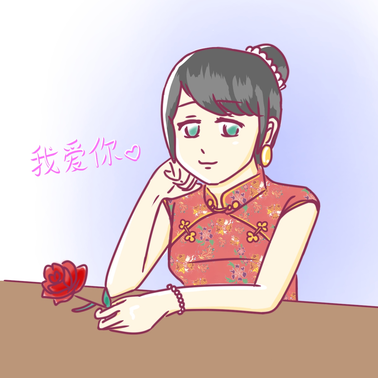 ゆるい感じの人物のイラストを描きます ブログやSNSのアイコン、ポスター等にいかがでしょうか？ イメージ2