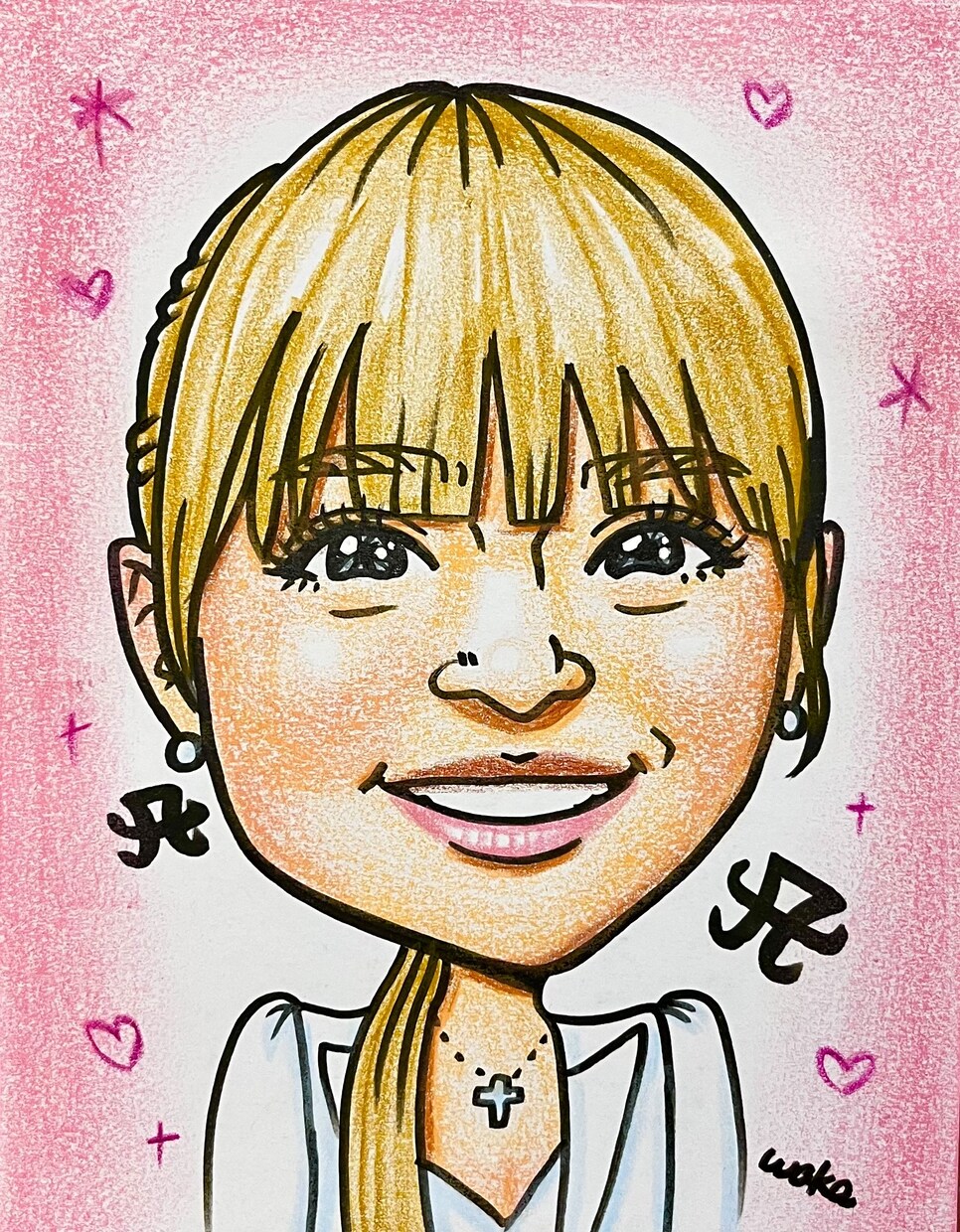 喜んで頂ける可愛い似顔絵をお届けいたします プレゼントに困った時はぜひ似顔絵を！御祝事に喜ばれます^ ^ イメージ8