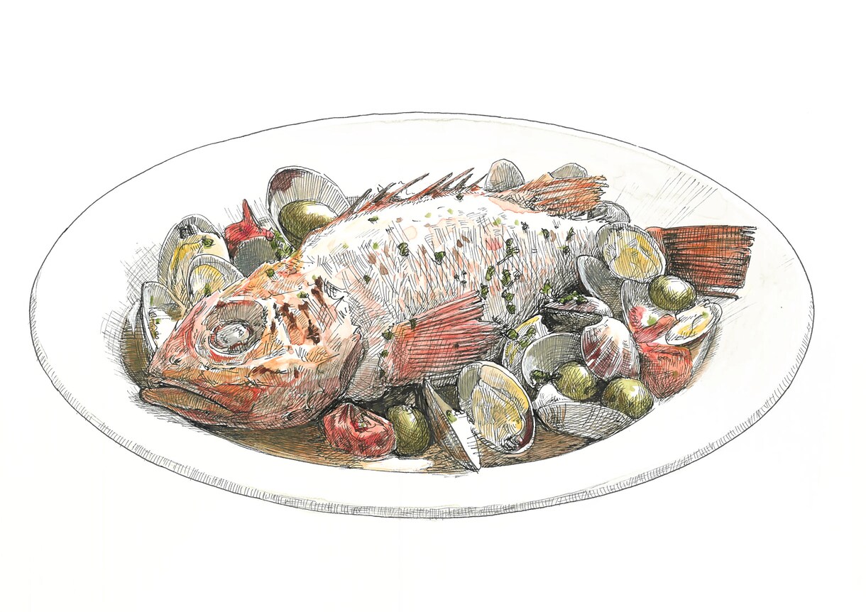 手描きメニューやパッケージに最適なイラスト描きます 生成AIでは表せないぬくもりあるタッチで料理などを描きます。 イメージ2