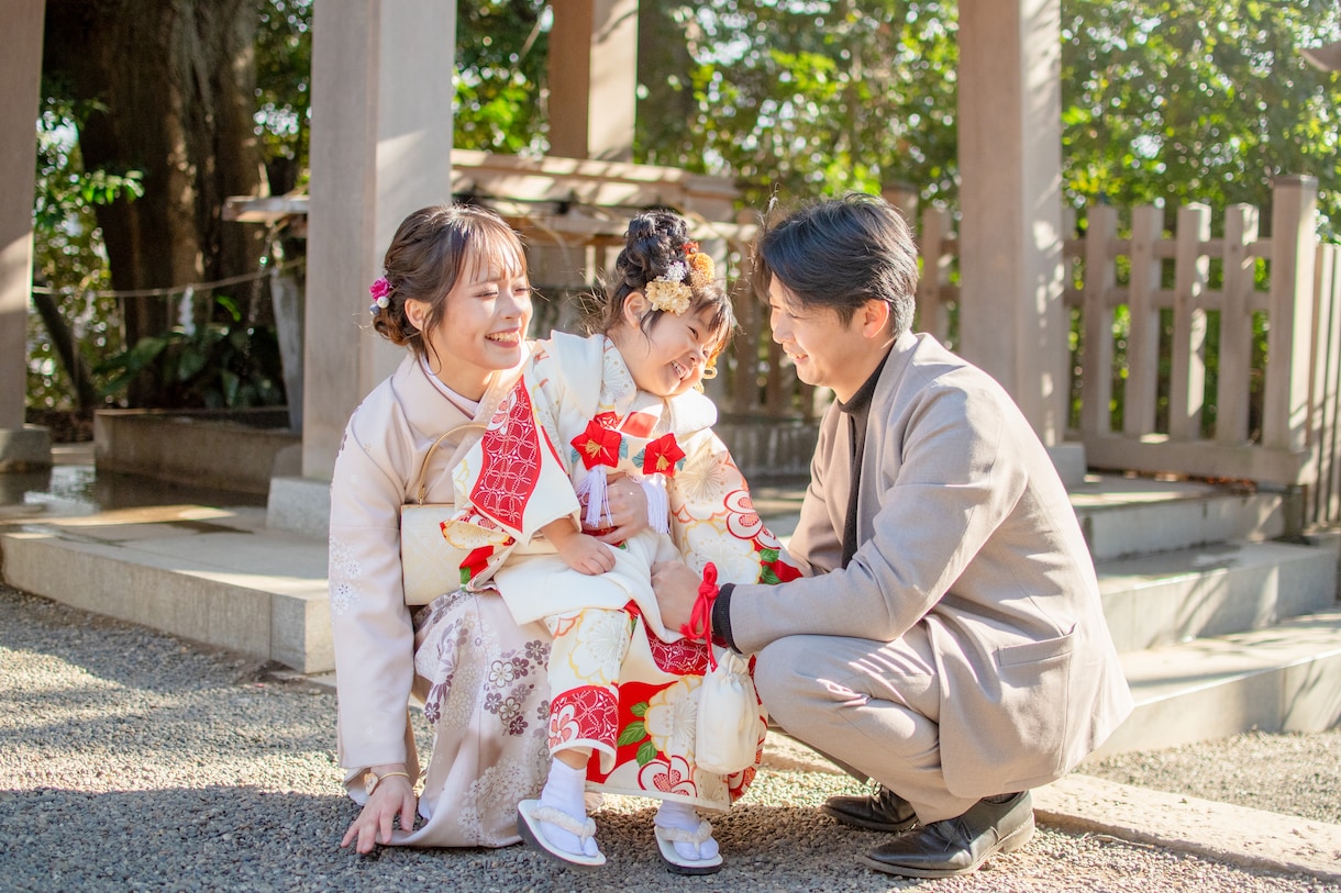 七五三！お宮参り！可愛い姿撮ります 一生に一度しかない素敵な瞬間を！6hまで選択可能です！ イメージ7