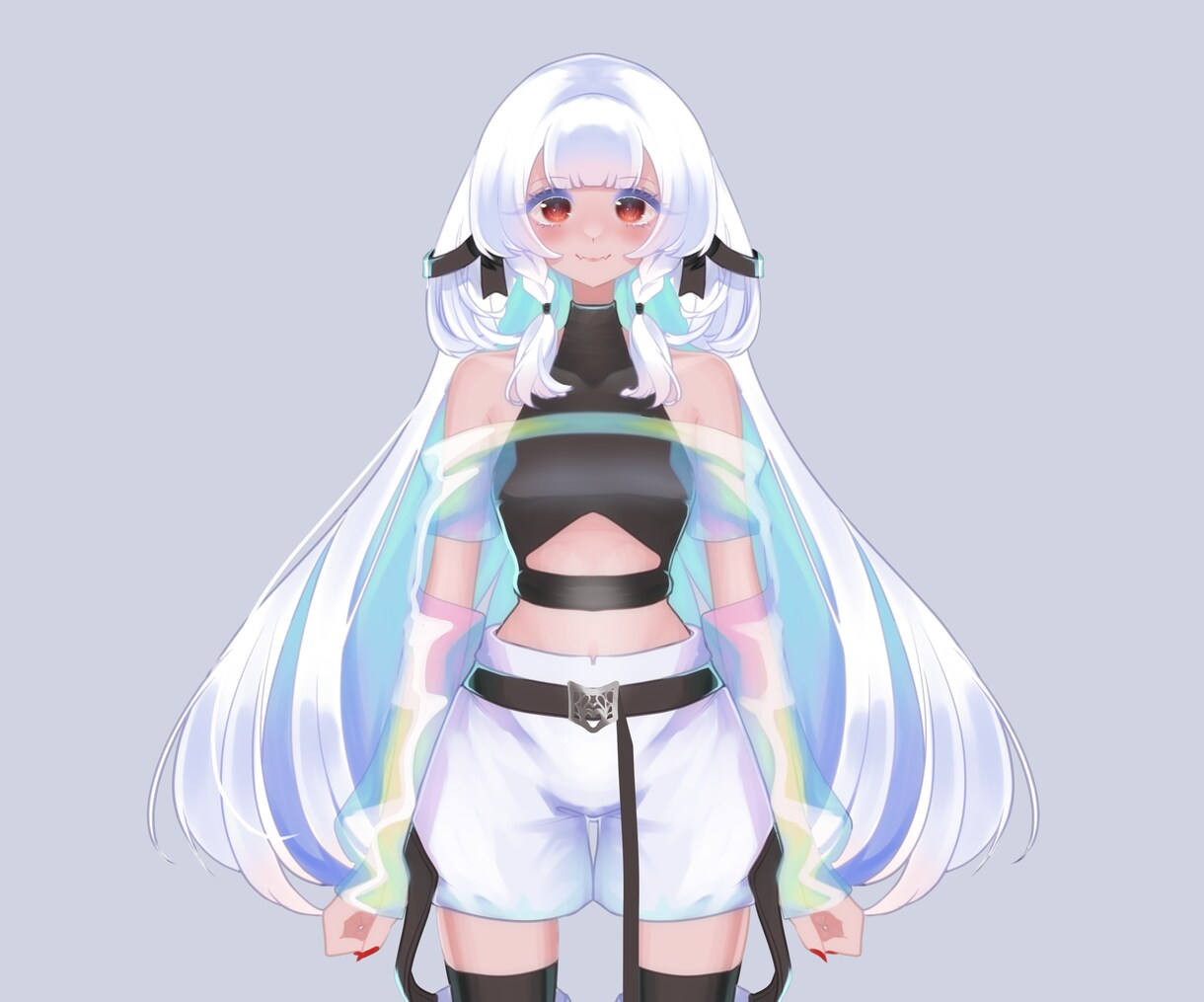 LIVE2D用パーツ分けイラストを作成します 美しい瞳や特別なデザインで、あなたの理想の姿をお手伝いします イメージ4