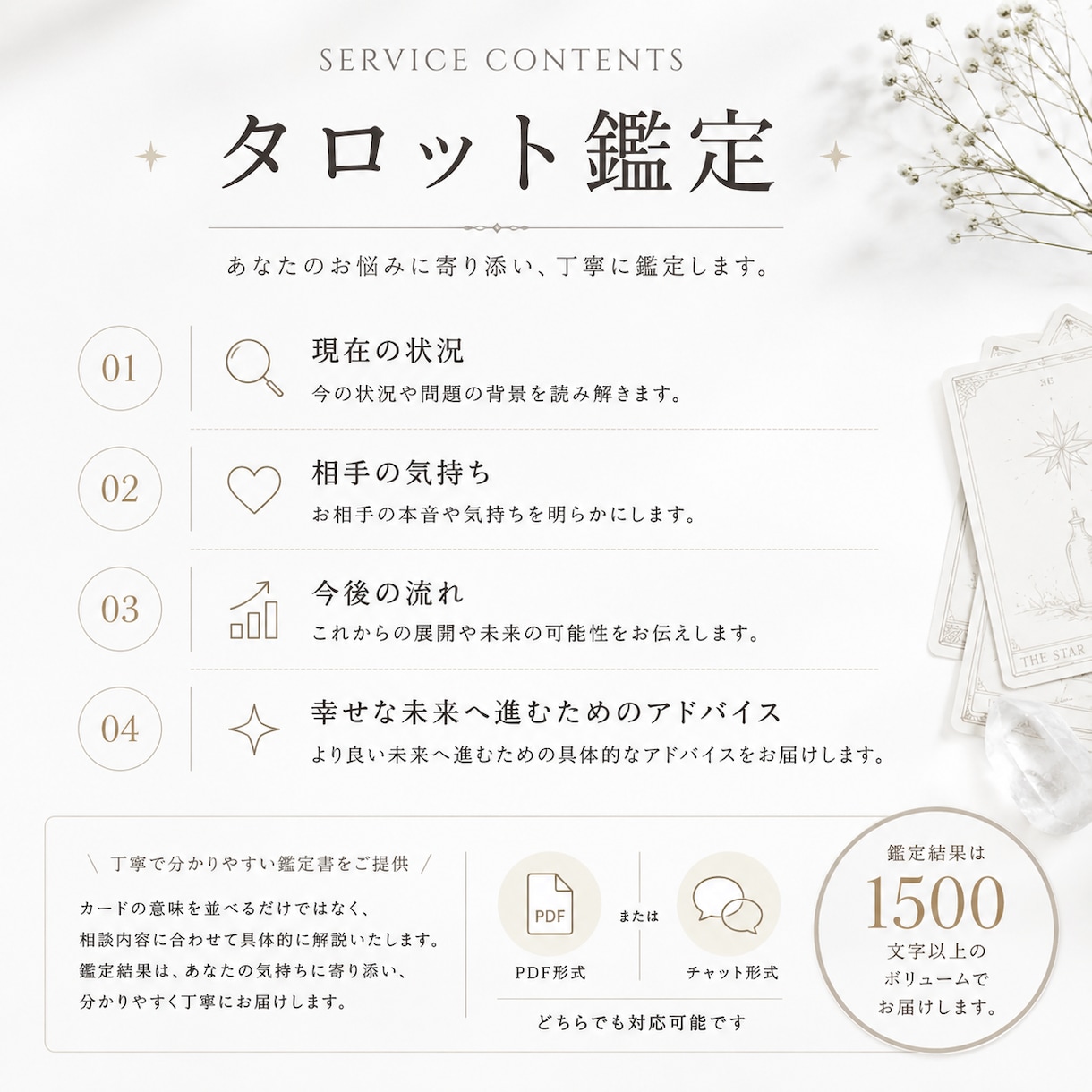 恋愛の悩みに寄り添い答えを導きます 恋愛の悩みに具体的な答えを届けます♡ イメージ5