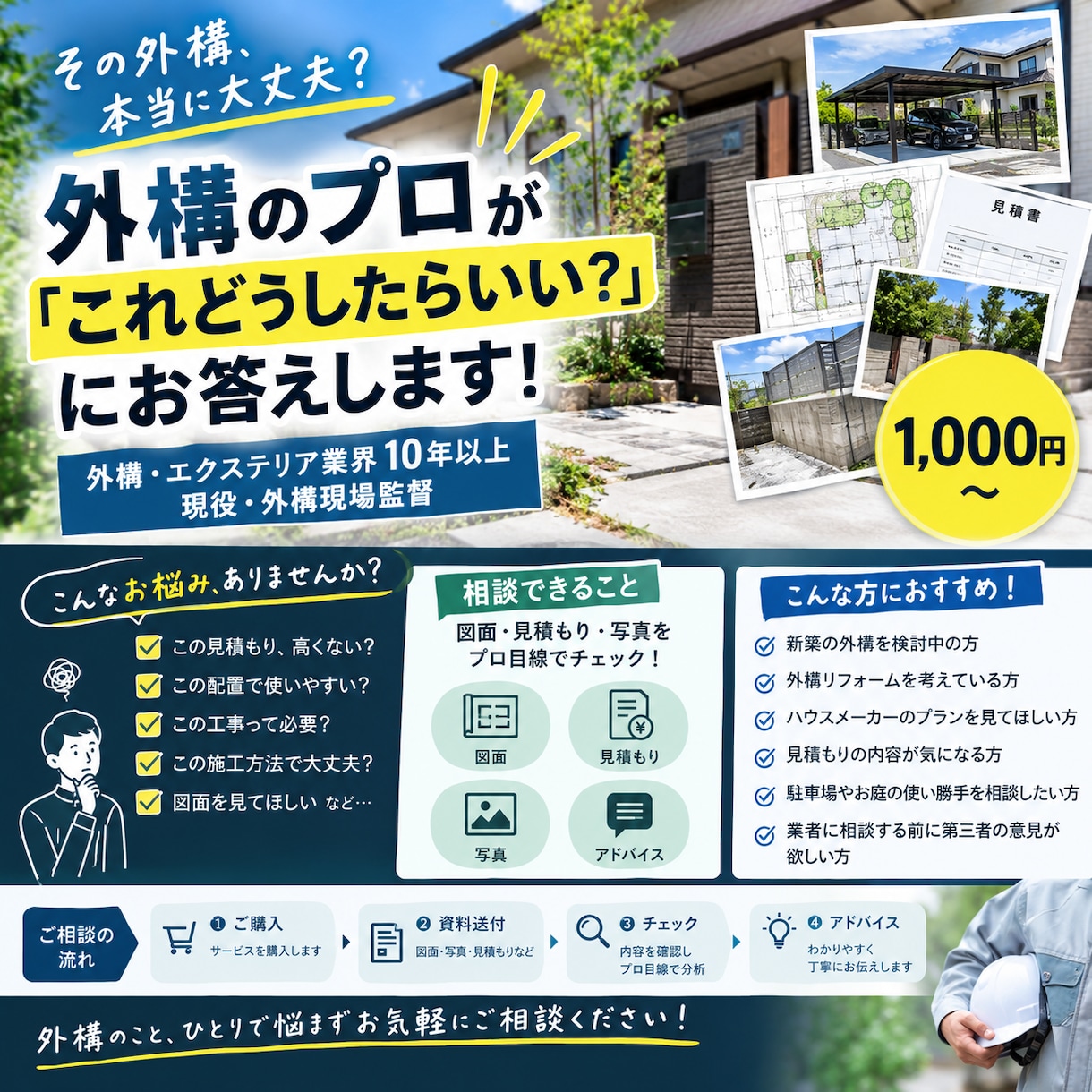 外構のプロが[これどうしたらいい？］にお答えします 庭・駐車場・外構工事の「これどうしたらいい？」にお答えします イメージ1