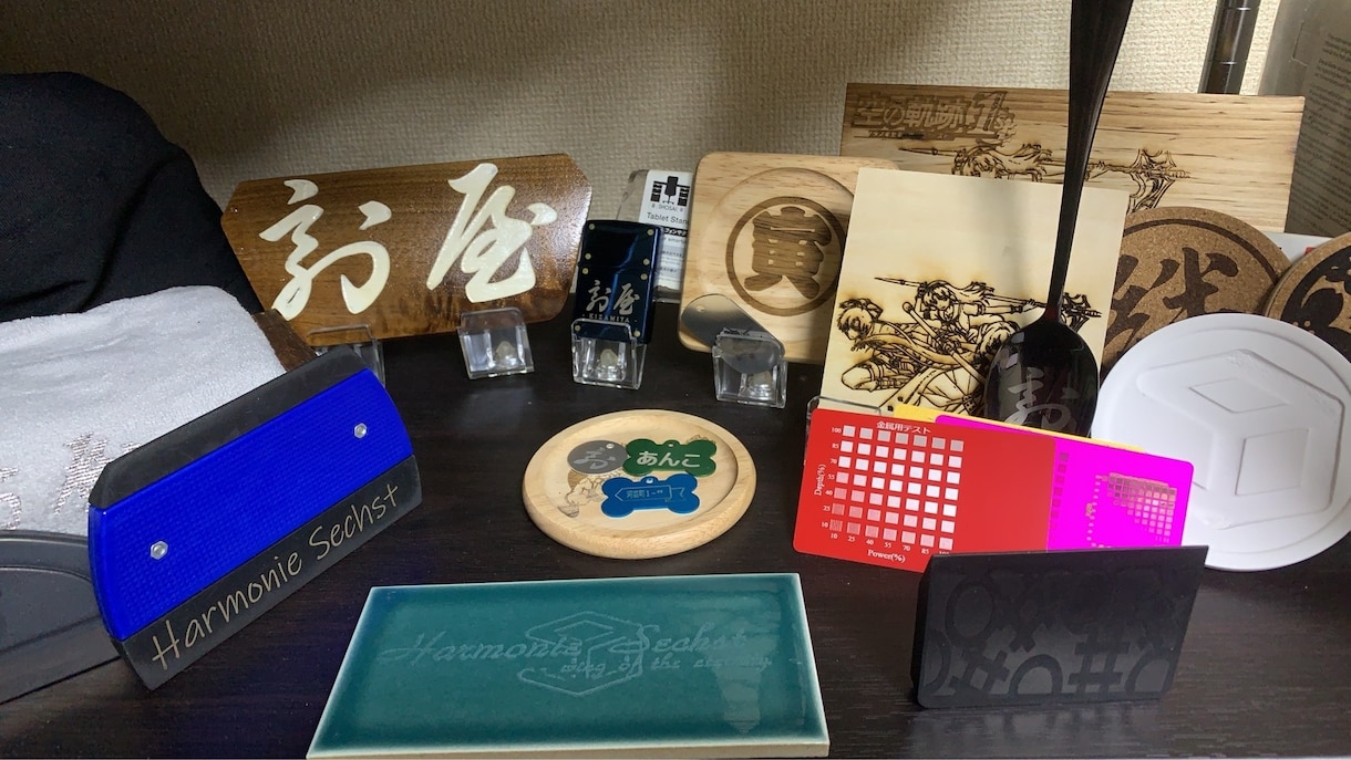 レーザー刻印承ります ドッグタグ、ノベルティ、グッズ、メディカルタグ、コースター イメージ1