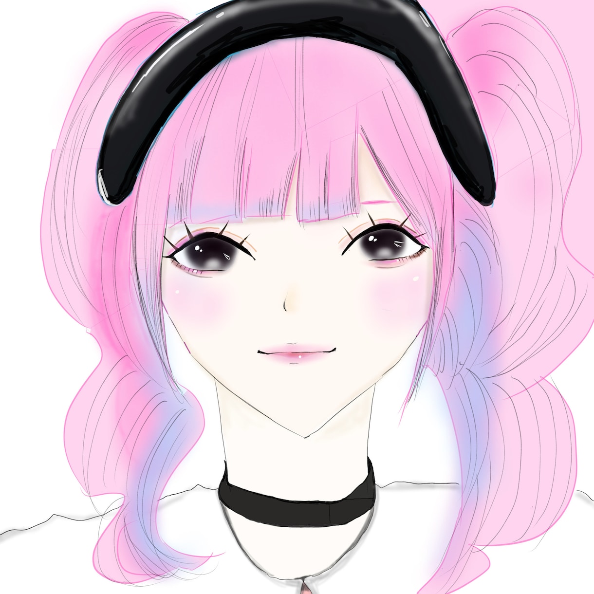 一枚絵、歌ってみた動画、商用イラスト描きます アナログ、デジタル人物イラストをお描きします！模写得意です イメージ2
