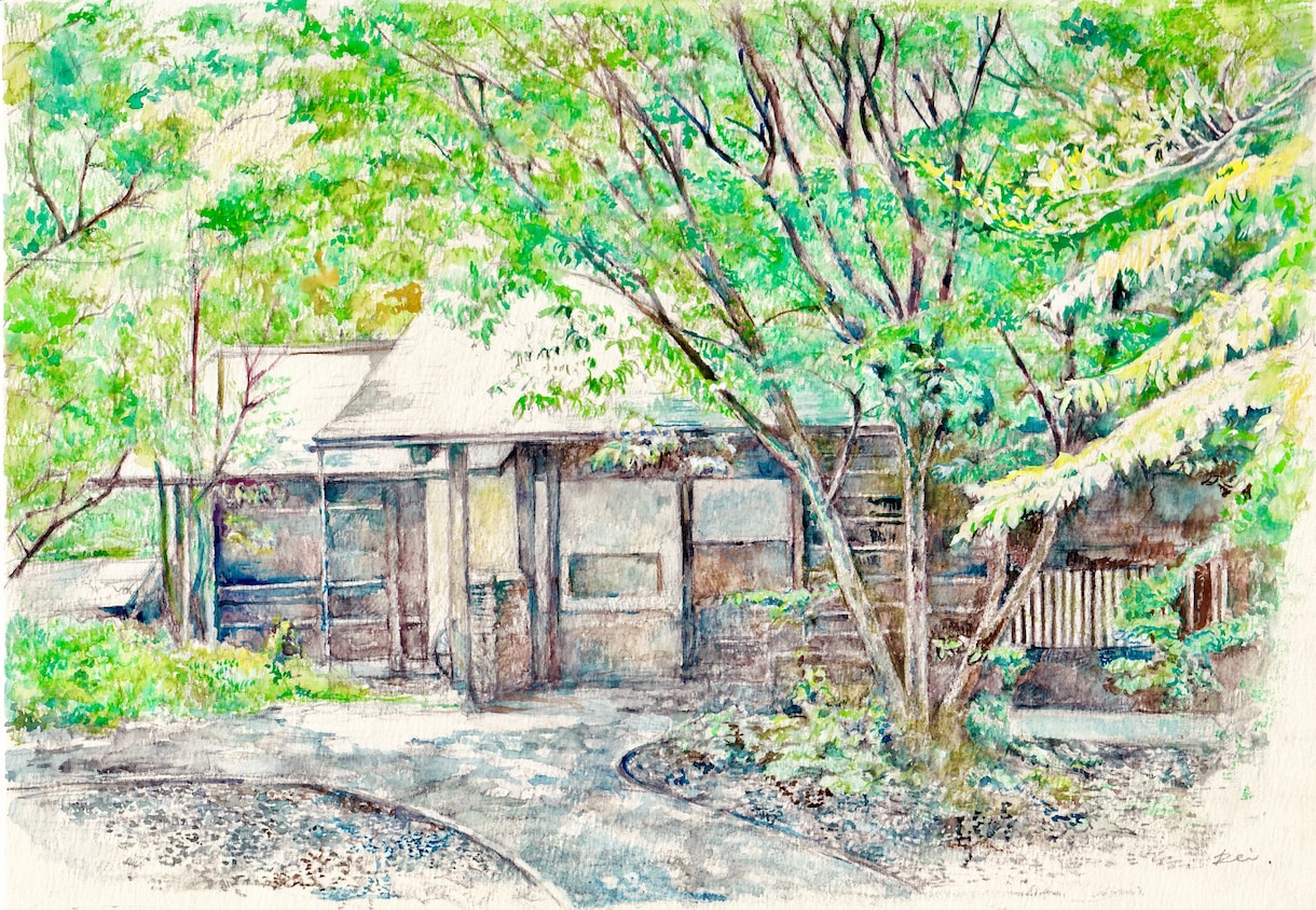 用途に合わせて美しい風景、背景、パース画を描きます アナログ、デジタル対応。背景、俯瞰図、マップイラストなど。 イメージ2
