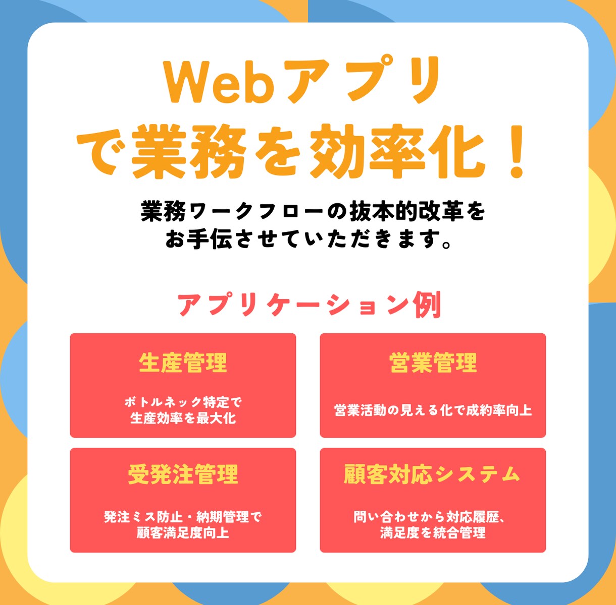 プロトタイプ5万★業務効率化アプリ開発します 実物確認してから本制作！安心の段階的開発 イメージ3