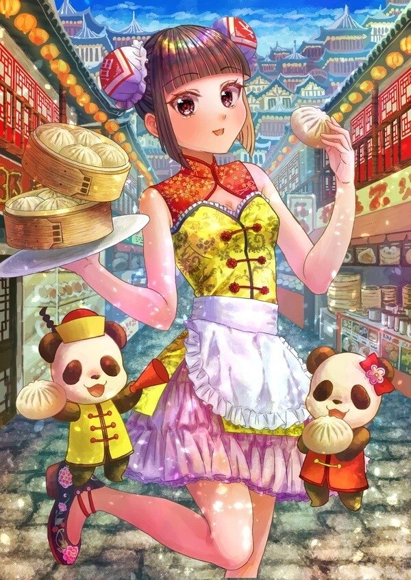 背景付き美少女イラスト描けます オリジナルの美少女イラストをデジタルで描きます イメージ4
