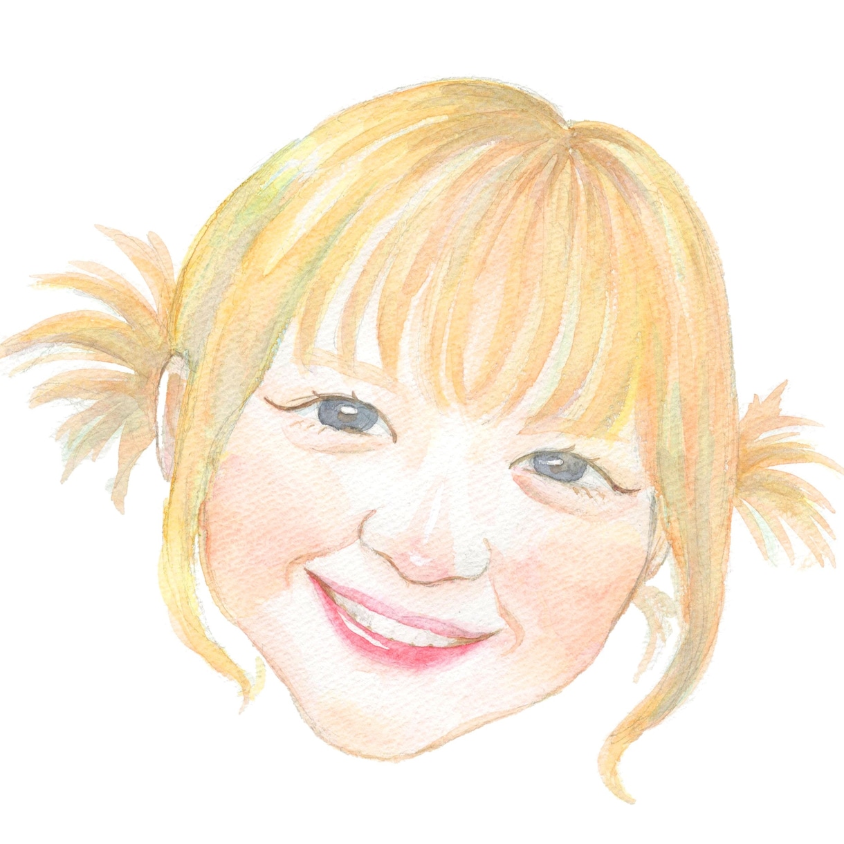 水彩で優しい雰囲気の似顔絵を描きます アイコンや誕生日のプレゼントに現役美大生が心を込めて イメージ4