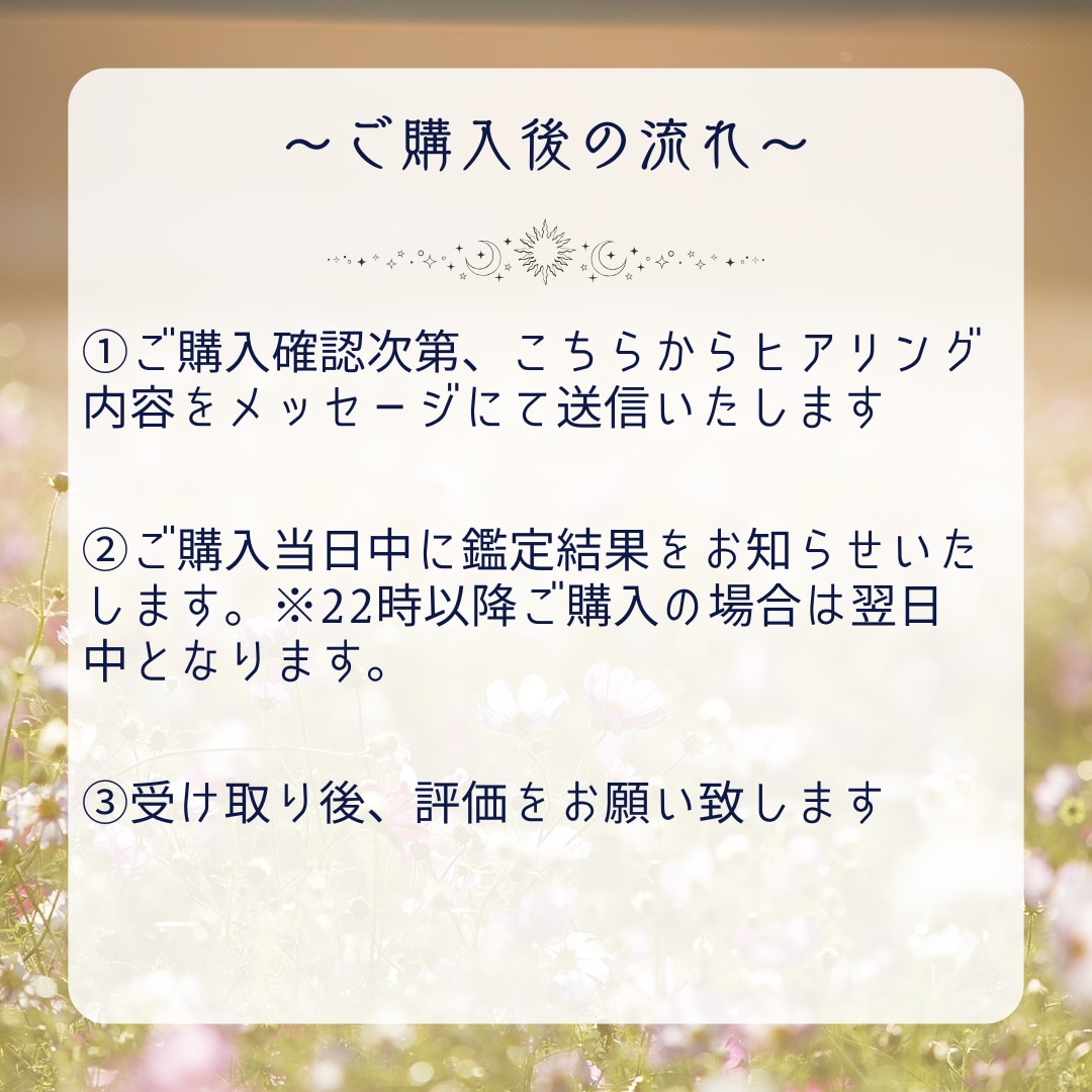 初回限定♡彼の今の気持ちをサクッとお届けします 300文字でお届け＊彼の今の本音をありのままお伝えします イメージ2