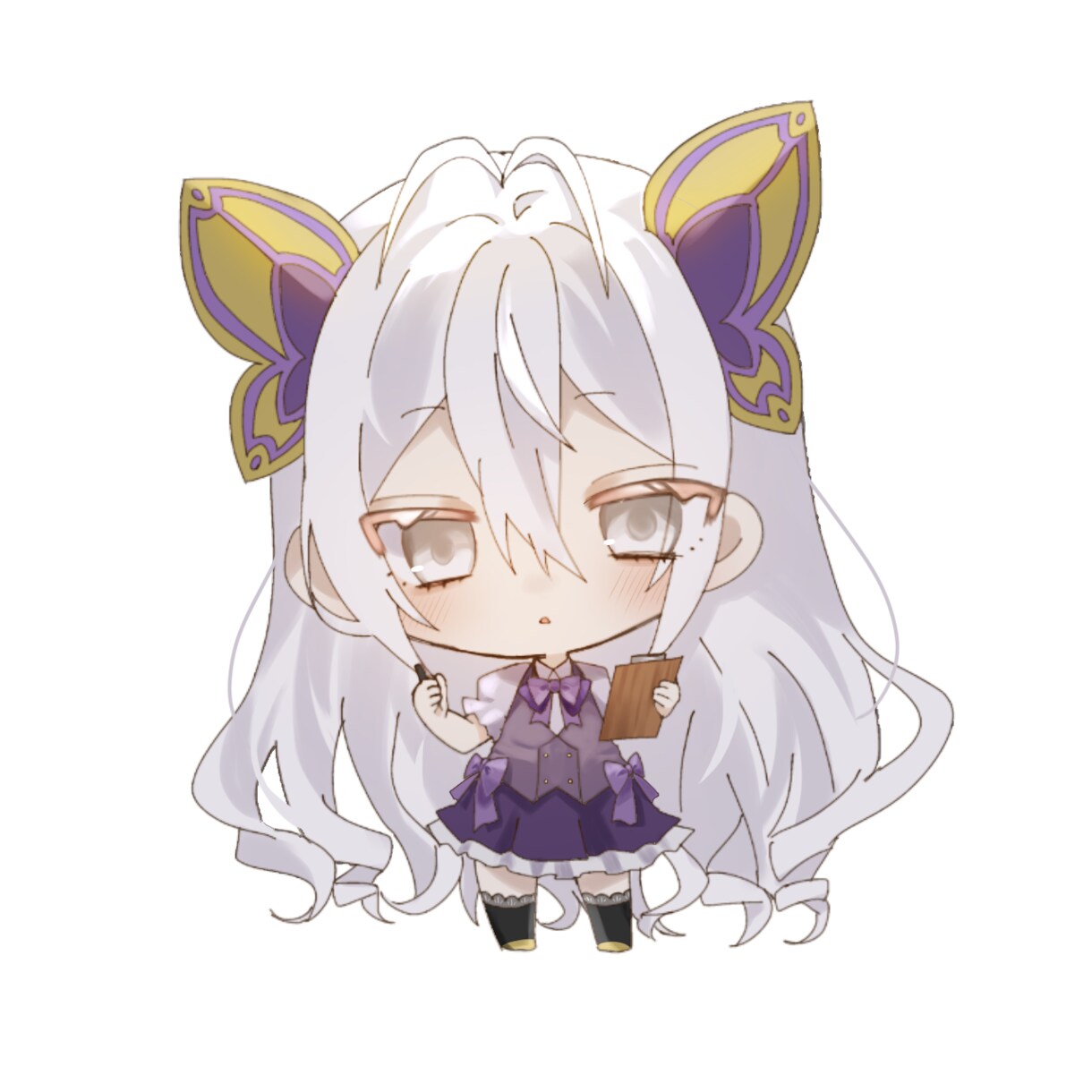 綺麗で可愛いミニキャライラストお描きします グッズの作成やアイコンにおすすめです！ イメージ1