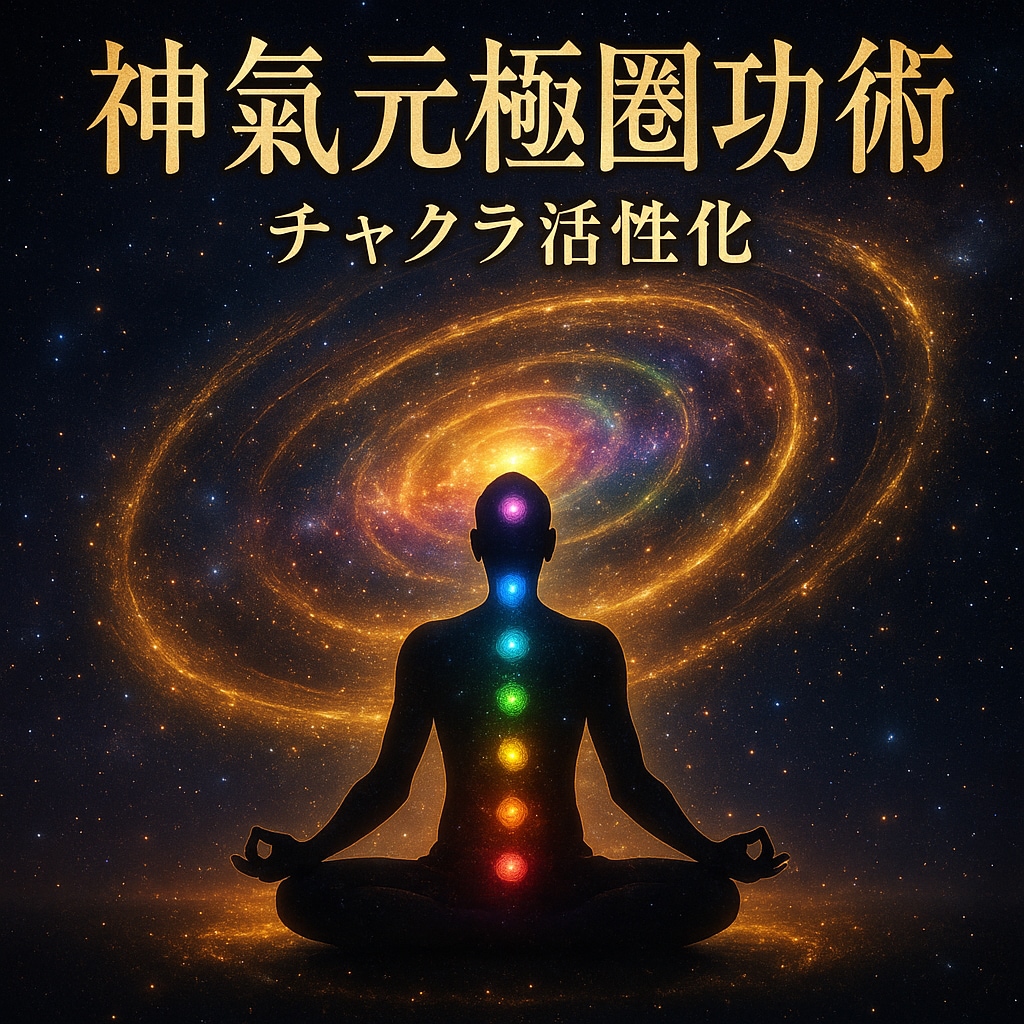 神氣元極圏氣功術で全身チャクラ活性化します 宇宙の氣で魂と肉体を覚醒へ導く氣功　全身チャクラを光で活性化 イメージ1