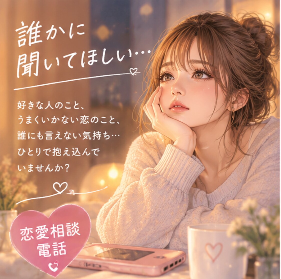 あなたの不安が安心へ変わるように全力でよりそいます ♡いらっしゃいませ、あなたの心が安心する、ホッとできる場所♡ イメージ4