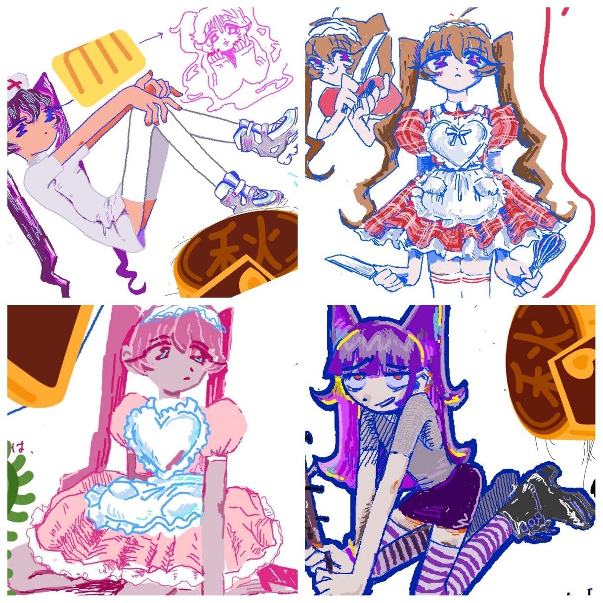 SNSのアイコンやヘッダーを描きます 個性的で目にとまるイラストを～プレゼントや動画用等～ イメージ6