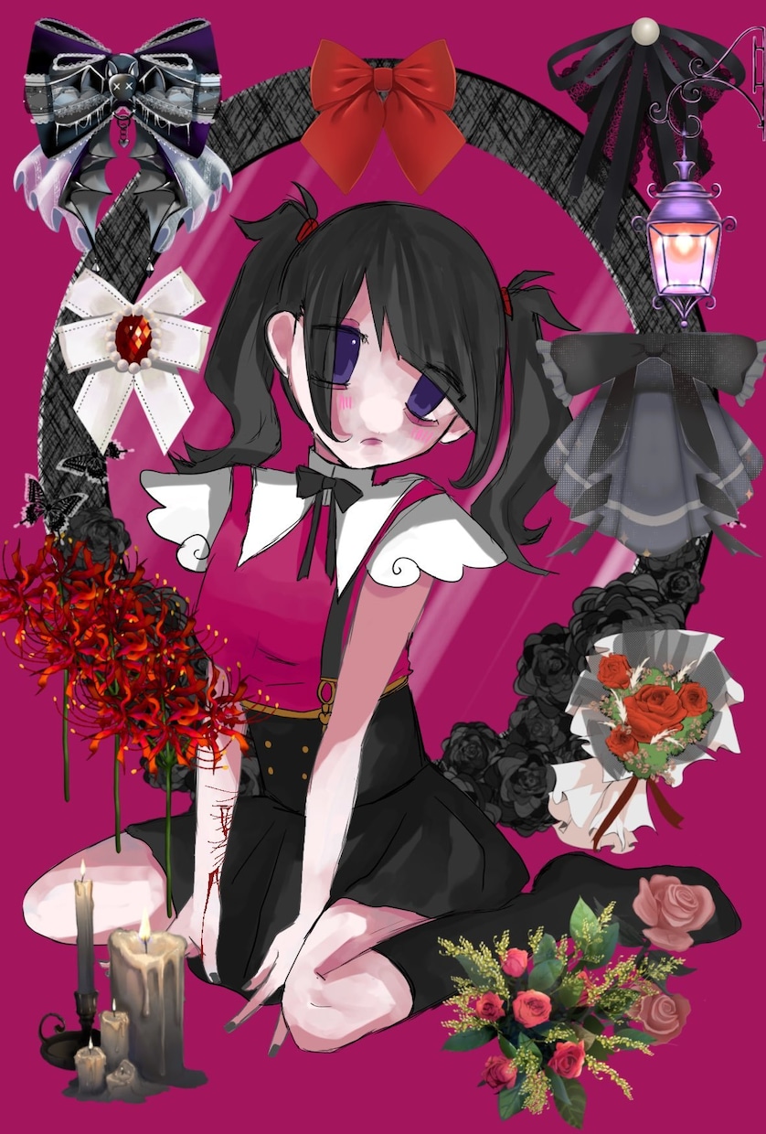 VTuberさん、歌い手さんの立ち絵描きます ネットで活動する方々の立ち絵を可愛く描きます。 イメージ2