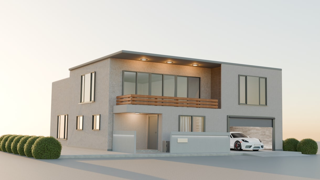 建築3DCGパース作成致します コストパフォーマンスに優れたパースを作成致します。 イメージ2