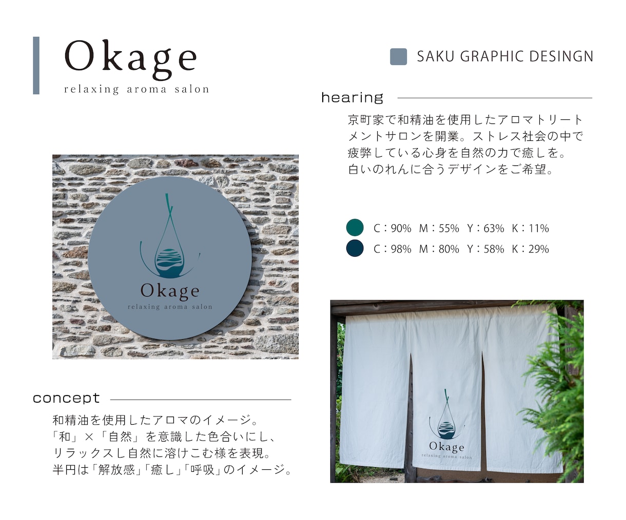 ロゴ制作◇目に止まるシンプルなロゴを制作します 初めての方でも安心。想いの伝わるロゴをお届けします。 イメージ7