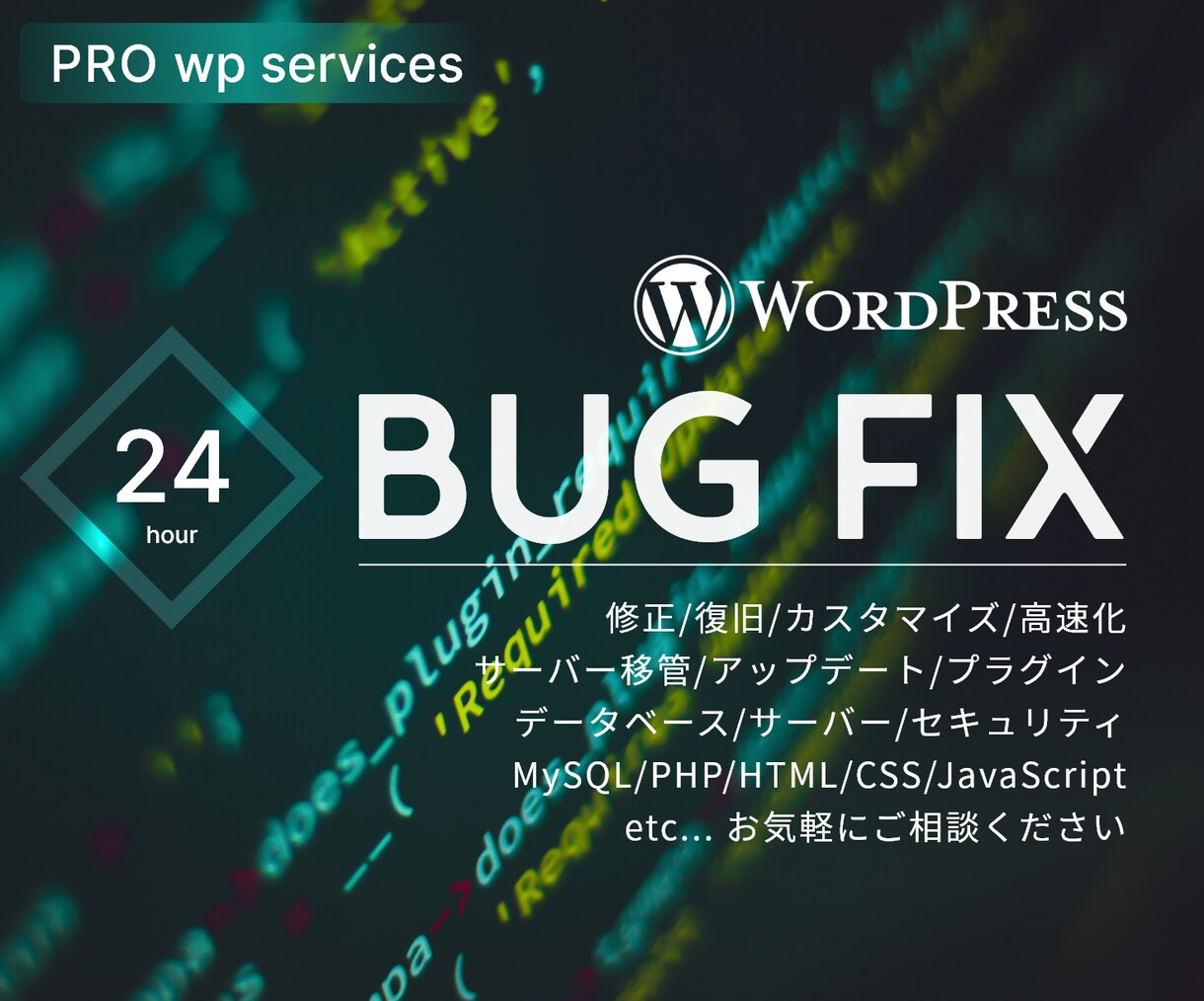 Webサイトを修正・復旧・カスタマイズします エラー復旧・デザイン修正・アップデート・高速化など イメージ1