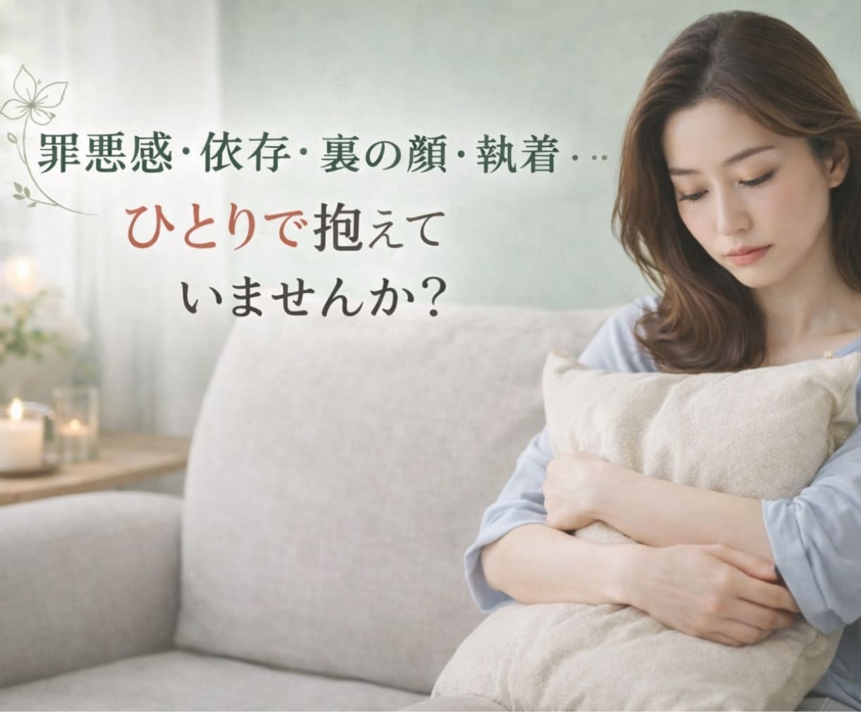誰にも言えない本音を安心して話せます ＊不安や罪悪感も否定せず全部受け止めます イメージ2