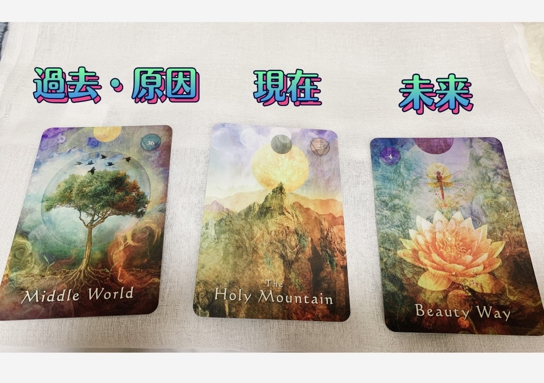 過去から未来への道標をお伝えします 〜3枚のカードからあなたが『一歩』すすめるように〜 イメージ1
